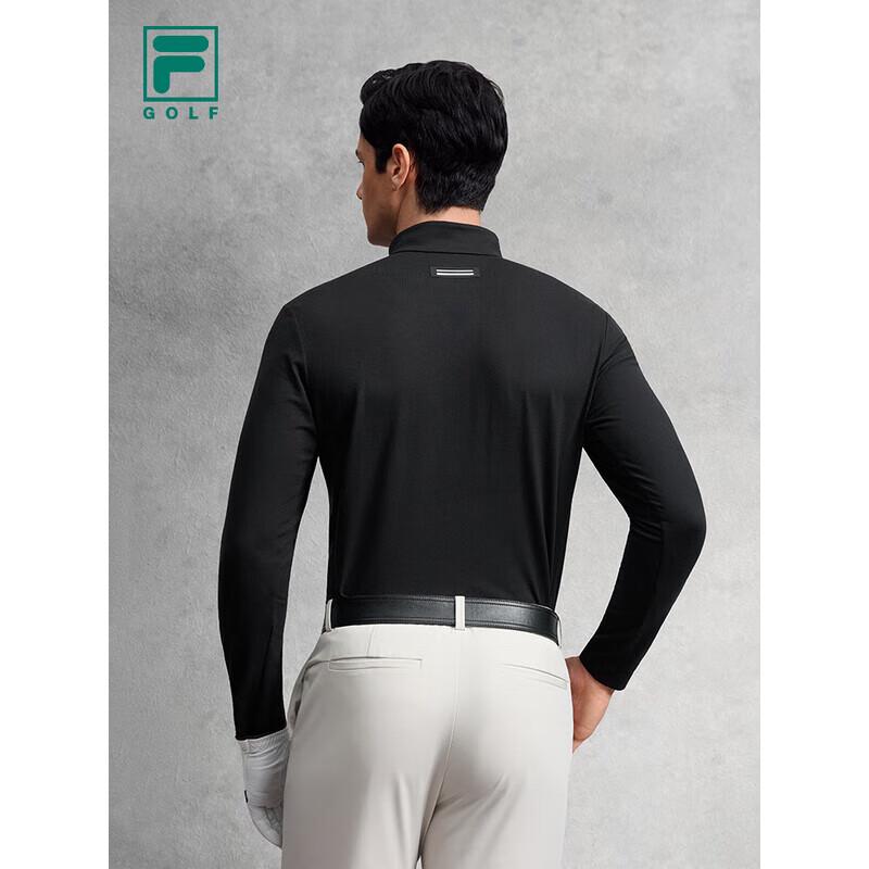 FILA Men's Golf Half-Zip Knit Long Sleeve Top