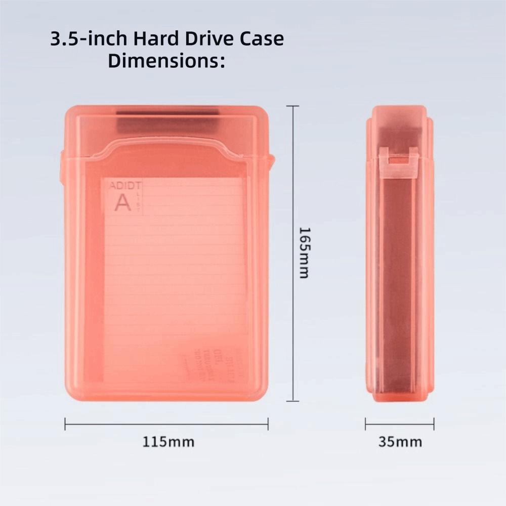 Внешний противоударный бокс для HDD-накопителя Пластиковый бокс для хранения 2,5-дюймового внешнего жесткого диска Кейс для 3,5-дюймового жесткого диска