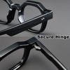 Retro And Fashionable Polygonal Reading Glasses Small Frame Anti-Radiation Clear Lens Far Sight Eyeglasses Diopter 0 To +4.0