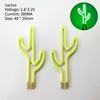 3V Кактус Форма Мультфильм Узор Гибкая нить накаливания Рождественский светильник Праздничный светильник для украшения вечеринки DIY Лампочки Аксессуары