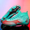 Футбольные бутсы с высоким верхом, мужские и женские, молодежные, с длинными шипами и шипами для сломанного грунта, фабричные
