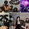40Inch Black Number Balloon Black Crown Number Foil Balloons For 1St Birthday Party Baby Shower Anniversary Wedding Decoration