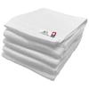 Fuwarira Imabari Bamboo Weave Story Face 33 X Made In Highly Set of 5 Towels, 80cm, Japan, 100% Cotton, Absorbent, Odorless, White,