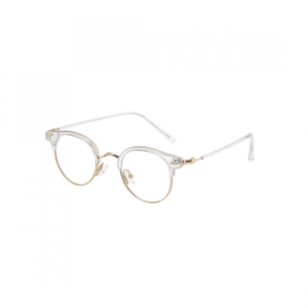 New Arrivals Open Run Unisex Round Mini Retro Style Glasses
