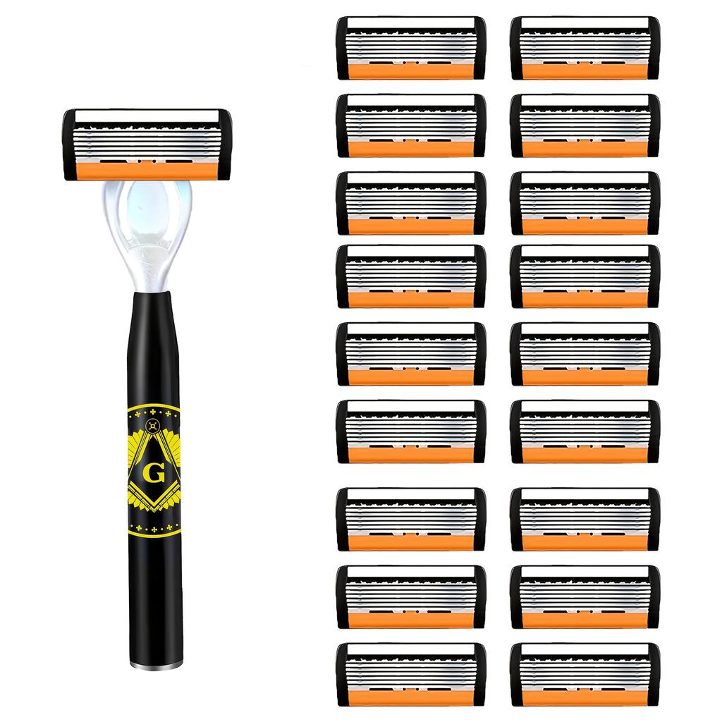 Высококачественные мужские лезвия для бритвы 6 слоев Немецкая нержавеющая сталь Бритвенные картриджи Совместимы с бритвой Mach