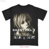 Футболка Silent Hill 3 Винтажная Хоррор Игра Ретро Геймер Полный Размер S 3XL винтажная Стиранный мужская Мягкая модная Стильная
