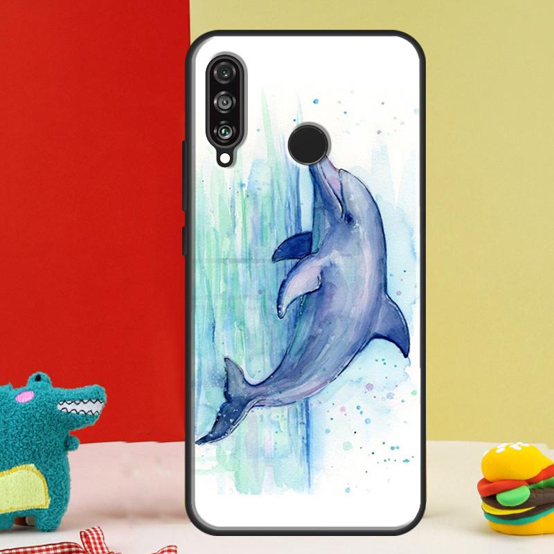 Чехол Ocean Dolphin для Huawei Nova 5T 9 10 SE 12i 12s 11i Y91 Y90 Y60 Y70 Y72 Y61 P60 P30 Pro P20 P40 Lite