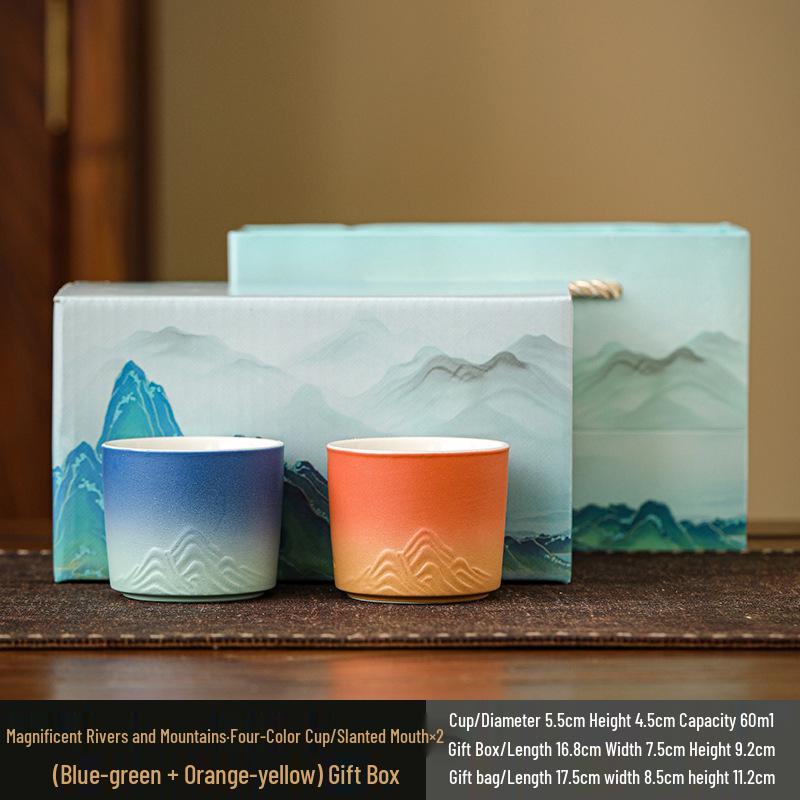 Чайный сервиз кунг-фу: Белые Фарфоровые и Керамические Чашки для Чая, Мастер-Чашка из Нефрита Цвета Бараньего Жира, Набор Пиал для Чая Подарок