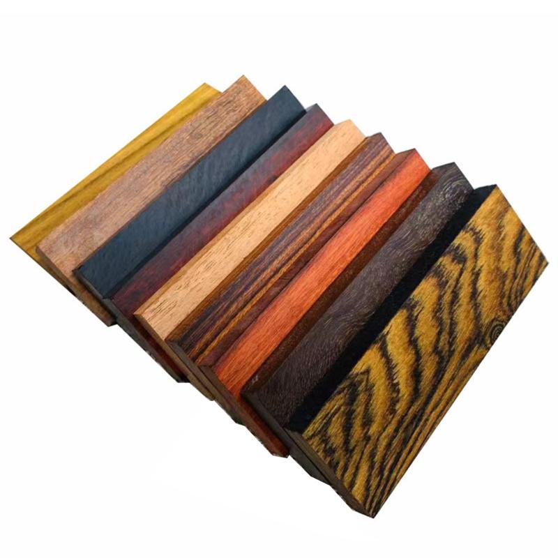 120*40*10ММ Заготовка для рукояти DIY Экзотическая древесина для накладок на нож, Накладка на нож Накладки для ножа Материал заготовки для изготовления ножей DIY