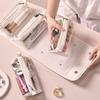 4 в 1 дорожная косметичка 4 съемных отделения подвесная косметичка PU большая емкость сворачивающаяся косметичка для путешествий