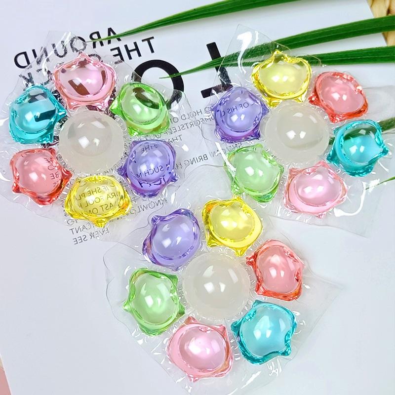 Семикамерные ароматические шарики для стирки обеспечивают глубокое очищение и длительное сохранение аромата.