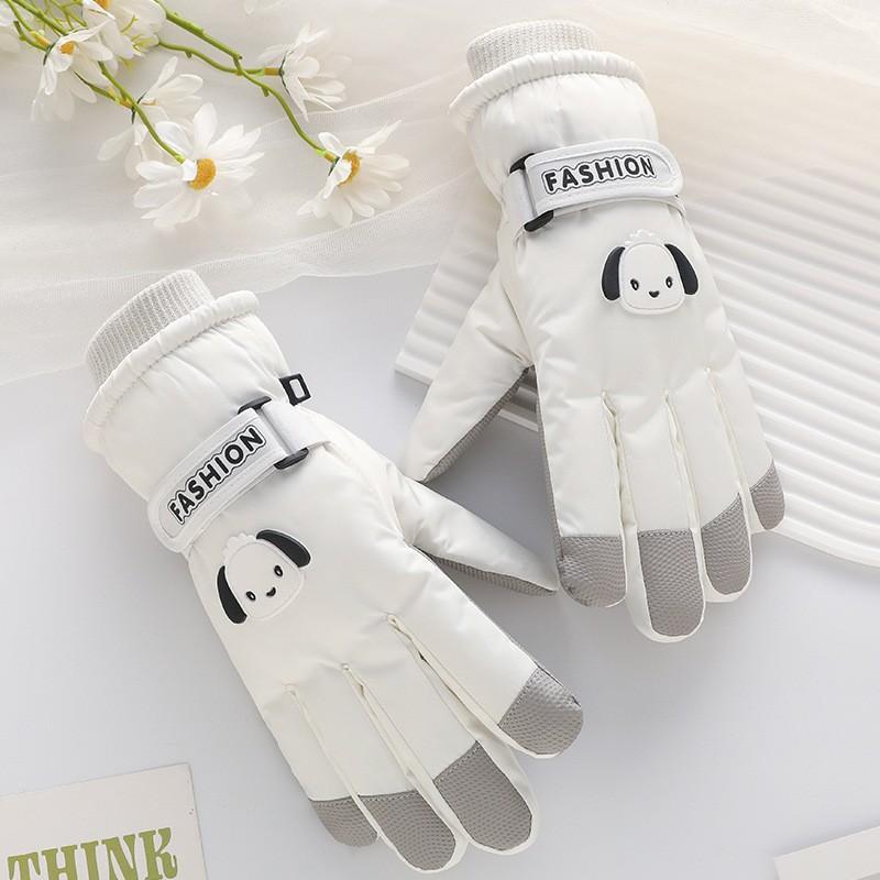 Waterproof Ski Gloves Winter Warm Fleece Touchscreen Mittens Windproof Outdoor Cycling Sports Warm Gloves