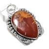 Natural Noreena Jasper Gemstone Handmade 925 Sterling Silver Pendant 2.13" t4O50