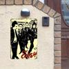 Ретро Металлическое Настенное Искусство Знак The Clash Винтажный Декор для Бара Жестяная Табличка