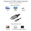 QGeeM Кабель USB C — HDMI, преобразователь HDMI Thunderbolt3 4K типа C для MacBook Huawei Mate 30, адаптер USB-C HDMI, адаптер USB типа C — HDMI