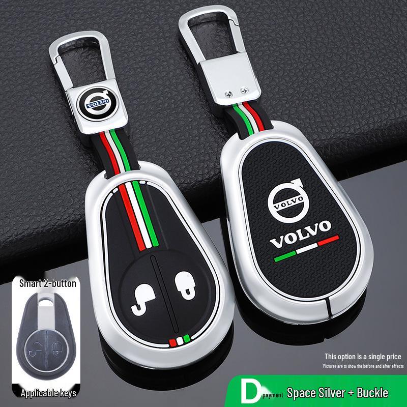 Metal Key Case for Volvo FM/FH Trucks, FH16 Tractors, Vans, Heavy Trucks, and Cars