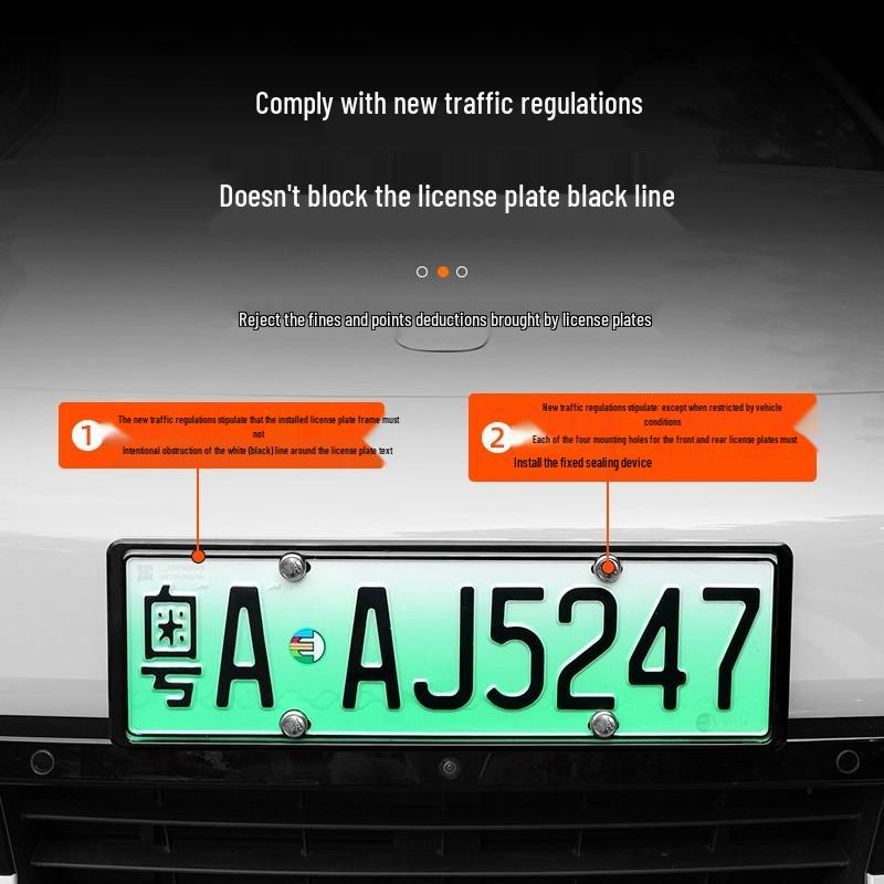 Xiaomi YU7 Плавающий держатель номерного знака с силиконовой подкладкой