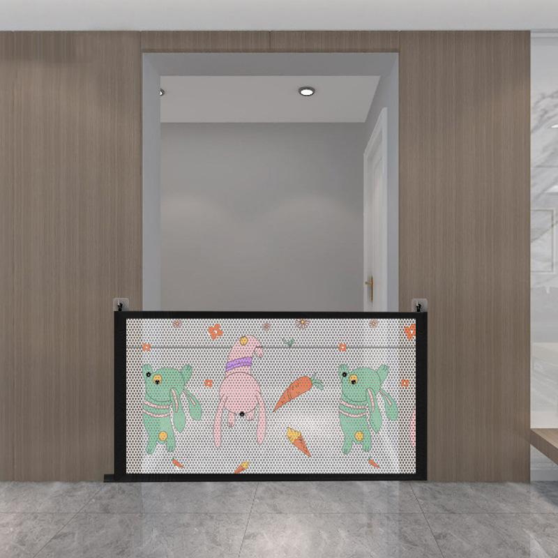 Retractable Baby Isolation Guard Gate Fence Child Fence Gate Pet Fence Pet Fence Isolation Net Home Use