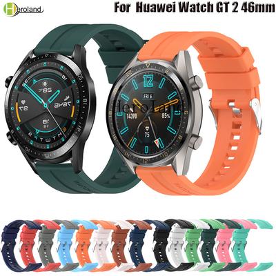 22 мм силиконовый ремешок для часов для Huawei Watch GT 1 GT 2 46 мм умный браслет для Polar Grit X / Vantage M браслет ремешок