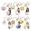 Xylotria IVE Keychain 1 Piece Member Pendant Acrylic Key Chain, Popular KPOP Group, Moe