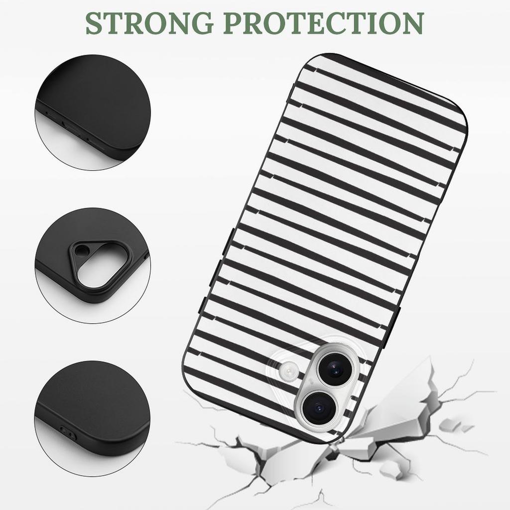 1 Pack For iPhone 17 Series TPU Phone Case Glossy Clear Matte Design, Daily Protection