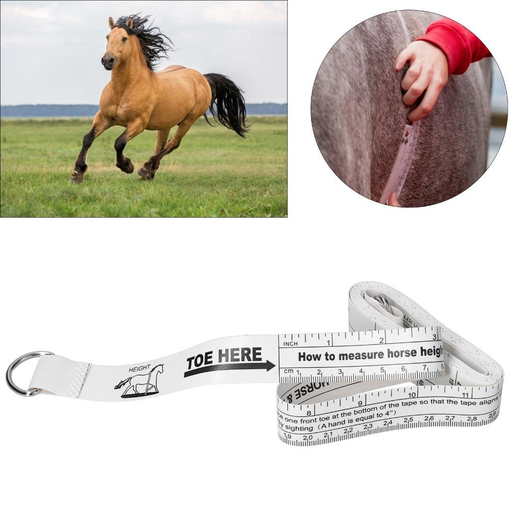 2Pcs Waterproof Horse Weight Tape Double Sided Scale Animal Husbandry Tool Livestock Management