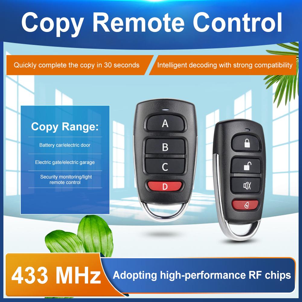 1-3 шт. 315 МГц/433 МГц Дубликатор пульта дистанционного управления Универсальный пульт для гаражных ворот Команда Клон Самокопирование Автоматизация Для ворот