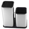 2 In 1 Knife Stand Kitchenware Storage Holder Stainless Steel Knife Holder Kitchen Accessories