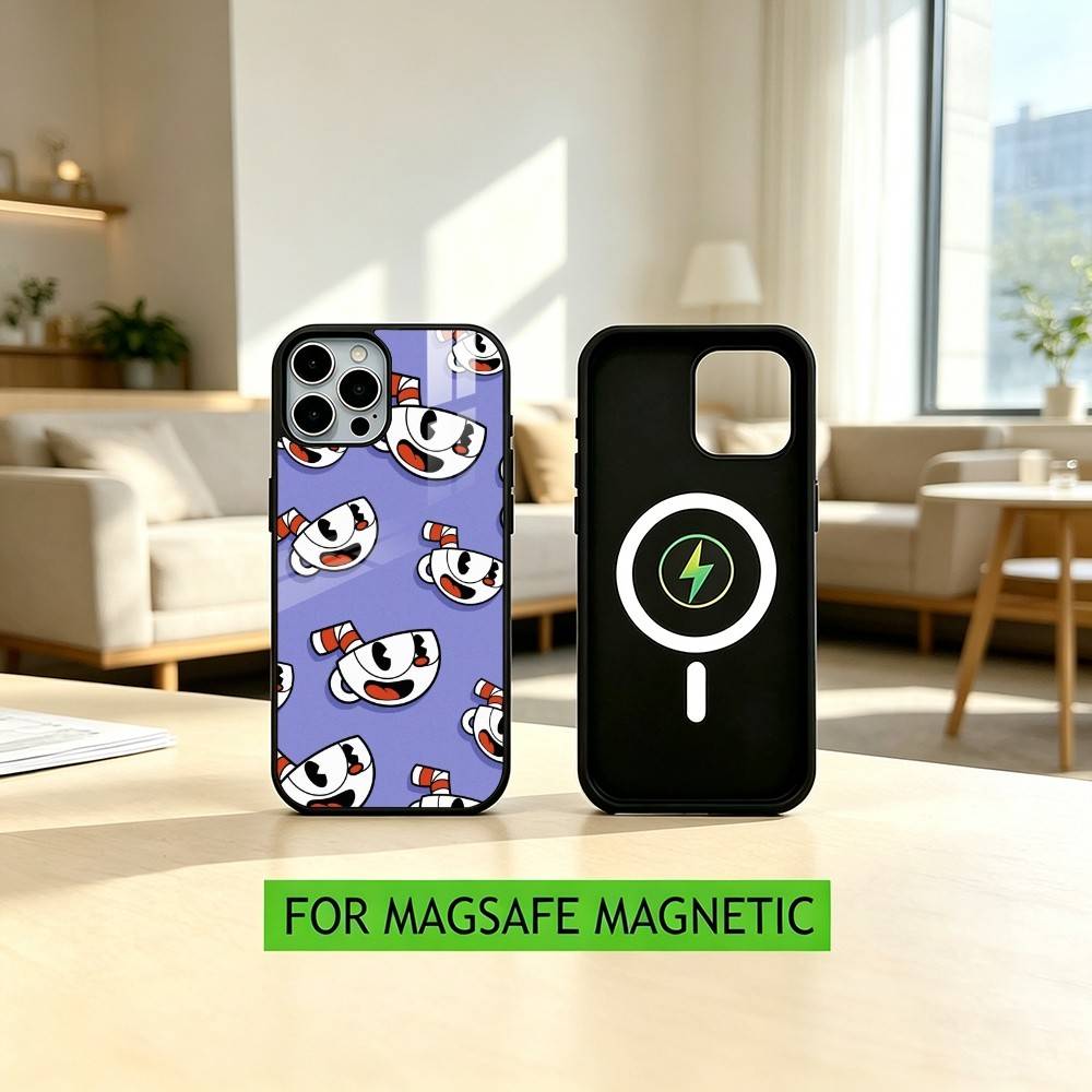 P-Popular C-Cuphead Game  Phone Case For iPhone17,16,15,14,13,12,11 Plus,Pro Magnetic For Magsafe Wireless Charging