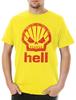 Shell Hell Men's T-Shirt Gas Station Hell Fun Devil Devil Racing Car Tuning