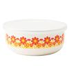 Fuji Horo Storage Container Round Enamel 18cm Showa Retro Memories Sunflower FJ-18CF SF