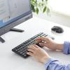 SANWA SUPPLY Wireless Quiet Keyboard (2.4GHz Wireless/No Numeric Keypad) SKB-WL38BK