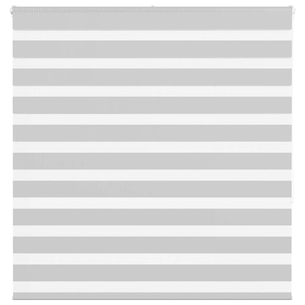 Double Zebra Blind Light Grey 140 x 150 cm Fabric Width 135.9 cm Polyester