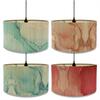 Chandelier Lampshade Table Lampshade Bamboo Lampshade Living Room Decoration Marbled Print