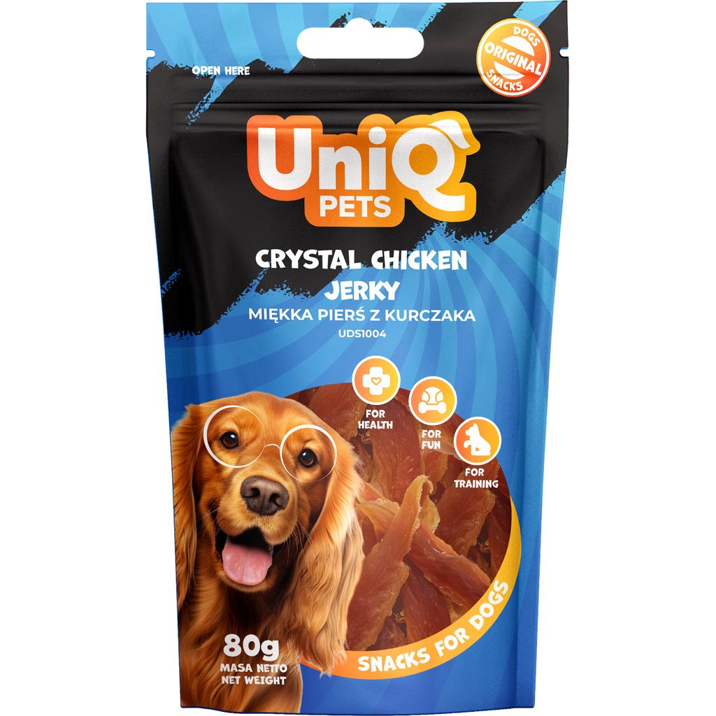 Delicacy, Snack For Dogs Soft Chicken Breast Fillet (94%) Uniq 250G