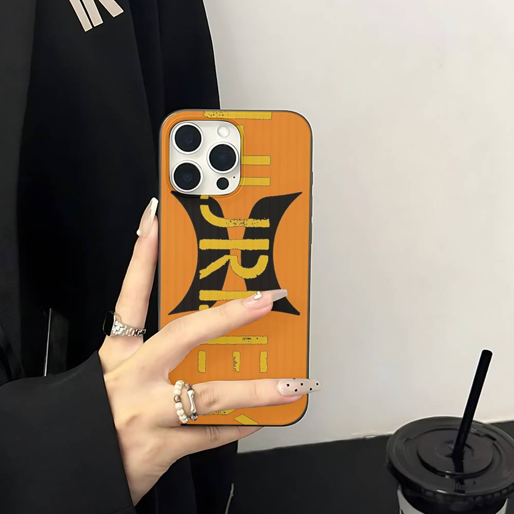 Классический Известный Бренд Логотип H-HurleyS Для IPhone 16 15 14 13 12 11 17 Pro Max Plus Волна Гофрированный Чехол для Телефона Противоударная Крышка