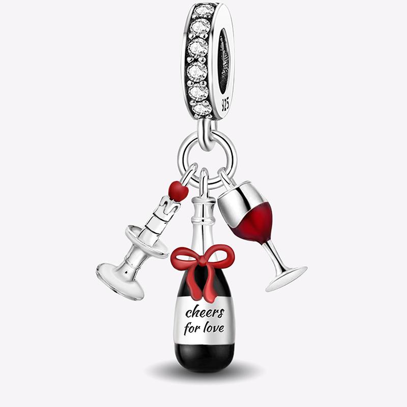 Медные Звезды Сердце Подсолнух Бусины для безопасности автомобиля Подходят для изготовления ожерелья из бусин-шармов своими руками Подарок из высококачественной бижутерии