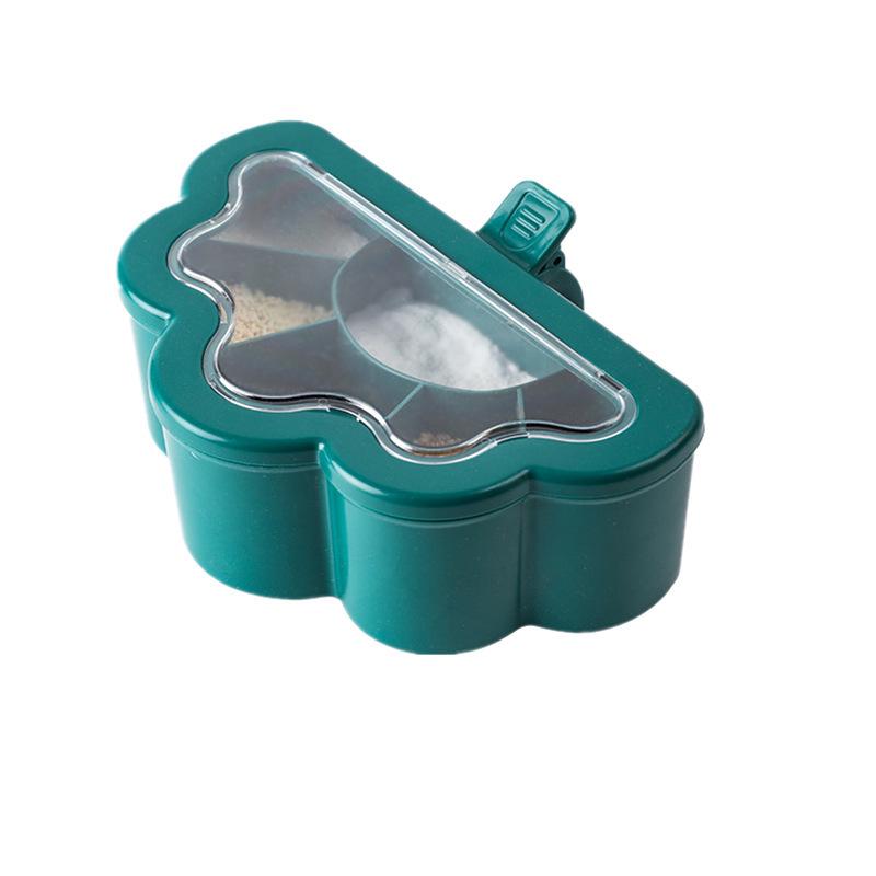 Кухонная многосекционная коробка для специй и приправ - Креативный пластиковый контейнер для соли