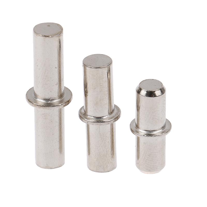 20 шт., металлические опорные штифты для полки шкафа, шпильки, колышки, стеклянный кронштейн