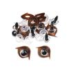 10 шт./5 пар Высококачественные Пластиковые Детали Куклы-марионетки Хрустальные Глаза Инструменты для DIY Глаза Поделки Медведь Животные Аксессуары
