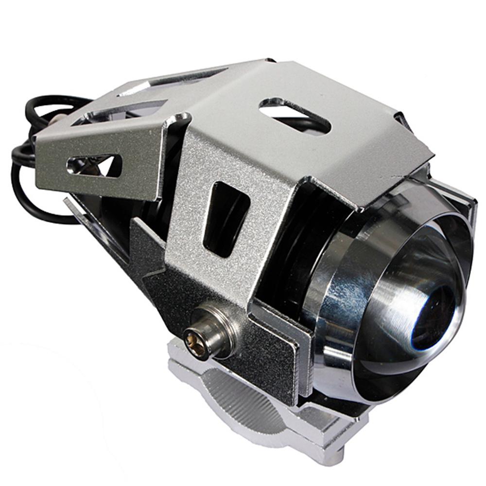 Мотоциклетная светодиодная фара-прожектор, противотуманная фара, металлический абажур
