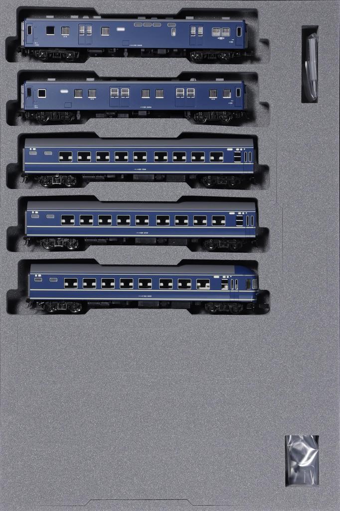 KATO N gauge passenger car Express 5 model railway passenger car set, Sanbe, cars, 10-1914,