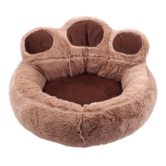 Lovely Paw Shape Dog Cats Pet Cushion Bed Warm Plush Soft Nests Kennel