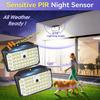 132 LED Solar Motion Sensor Light Wide-angle Illumination, Outdoor Garden Fence Wall Courtyard Safety Solar Powered Floodlight