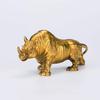 Feng Shui Item, Rhino, Lucky Charm, Good Luck Ornament, Fortune Improver, Money Luck, Wealth Luck, Collectible, Amulet, Copper