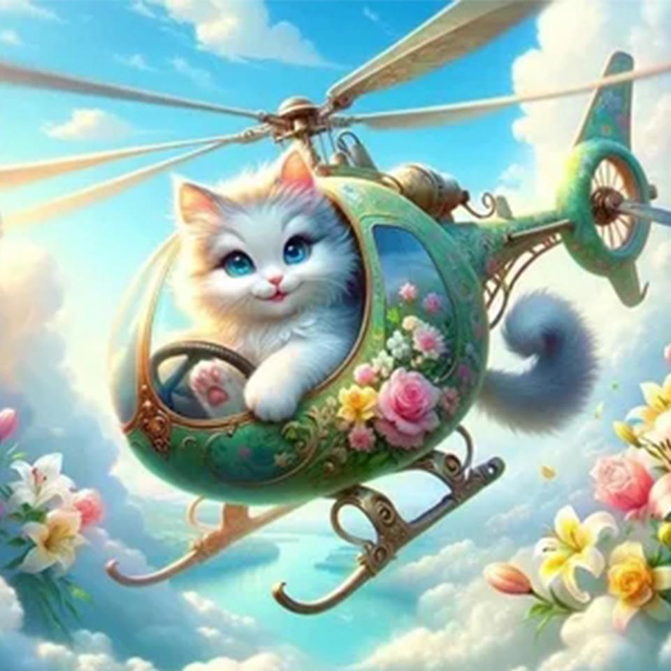 2024 Новая 5D DIY Алмазная Картина Цветок, Птица, Кошка, Животное Мозаика Ювелирные Изделия Вышивка Крестом Вышивка Украшения Для Дома