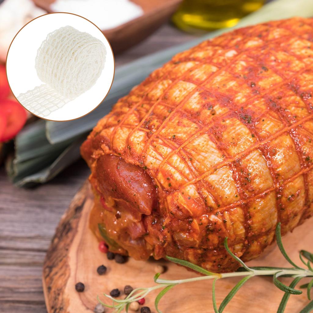 10М Мясная сетка для ветчины, колбасного рулета, копченого мяса, птицы, мясницкие шпагаты, бекон, 18 отверстий, упаковка, кулинарный инструмент, кухонные гаджеты