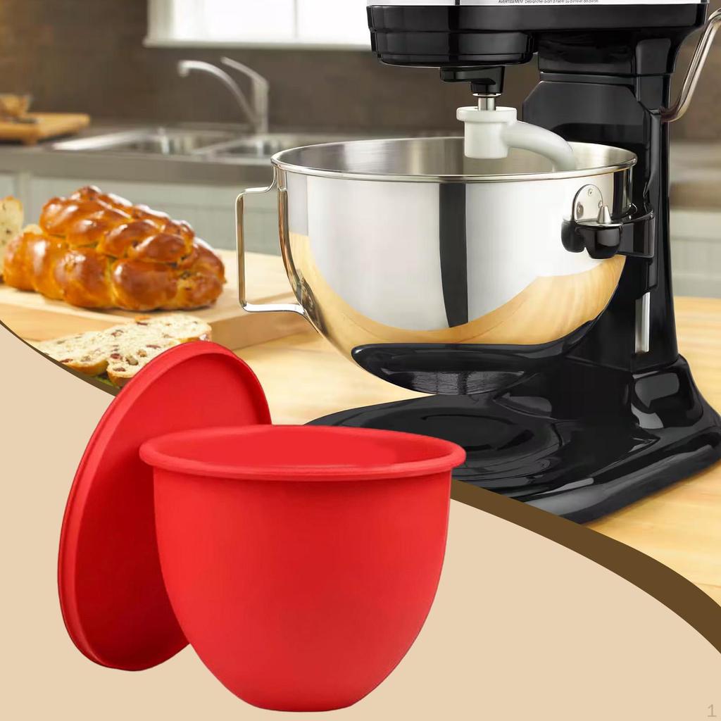 Silicone Bowl Liner Dishwasher Resistant Quick Installation Replace Parts for Tilt Head 5 Qt Stand