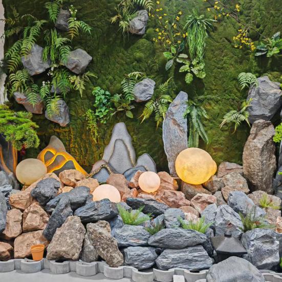 Искусственный камень для ландшафтного дизайна Реалистичный искусственный камень Пенопластовые крышки для колодцев