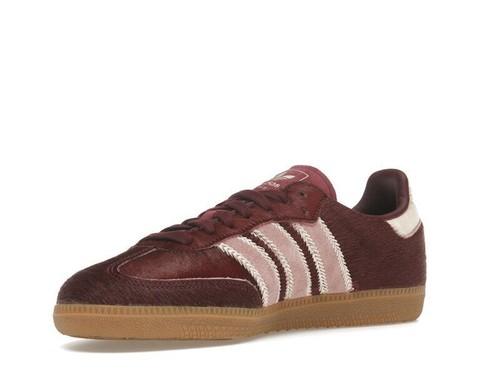 adidas Samba OG Бордовый Песочный Страта Пони Ж - JP5330